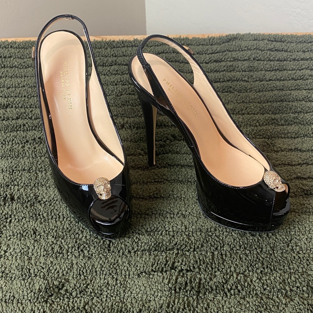 Philipp Plein Slingback Heels